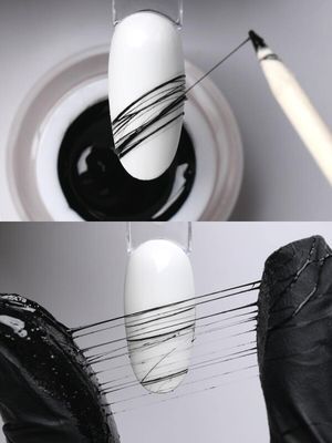 Spider Gel, black 5 ml.