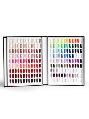 Nail Color Book with tips and numbers