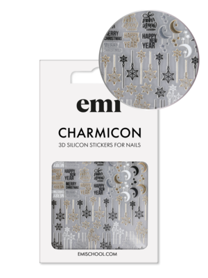 Charmicon 3D Silicone Stickers #199 Christmas Night