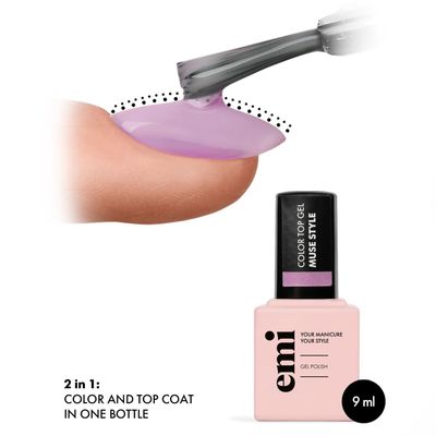 Emi Lac Color Top Muse Style, 9 ml.