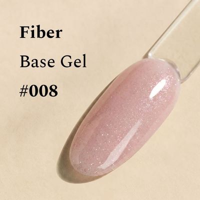 FEHU Fiber Base Gel, Ballet Glow #008, 12 ml.