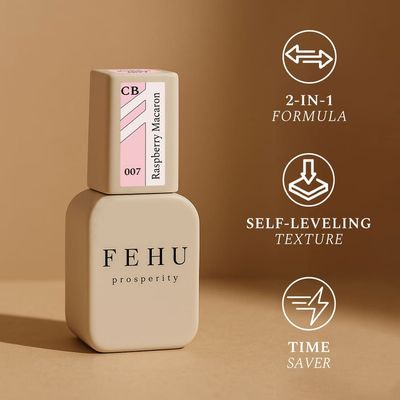 FEHU Color Base Gel #07 Raspberry Macaron 12 ml.