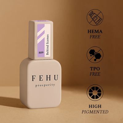 FEHU Gel Polish #809 Behind Scenes, 12ml