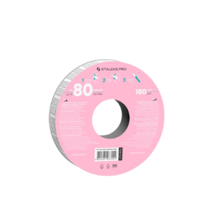 STALEKS Bobbinail Disposable white abrasive tape refill EXPERT 180 grit for the plastic case