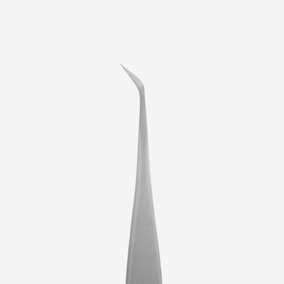 STALEKS Professional eyelash tweezers EXPERT 40 TYPE 2 (L-shaped, 70′)