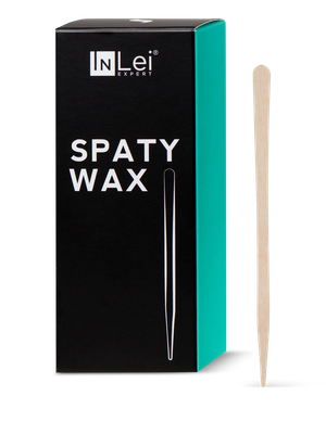 SPATY WAX wooden spatulas with thin tip 100pcs