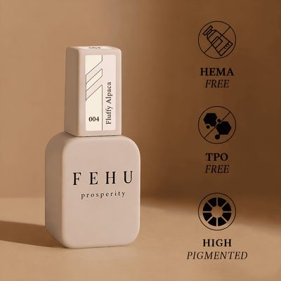 FEHU Gel Polish #004 Fluffy Alpaca, 12 ml.