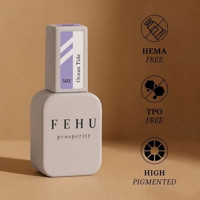 FEHU Gel Polish #502 Ocean Tide, 12 ml.
