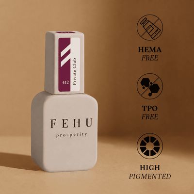 FEHU Gel Polish #412 Private Club, 12 ml.
