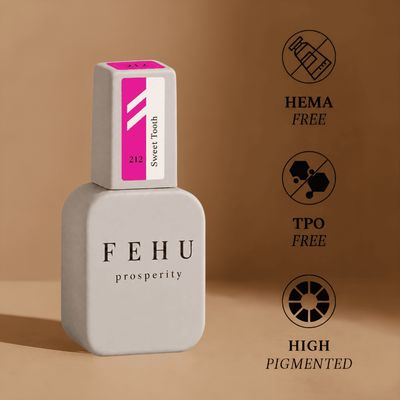 FEHU Gel Polish #212 Sweet Tooth, 12 ml.