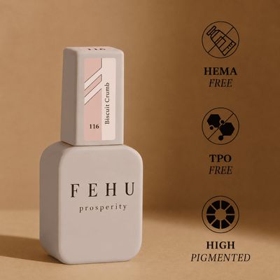 FEHU Gel Polish #116 Biscuit Crumb, 12 ml.