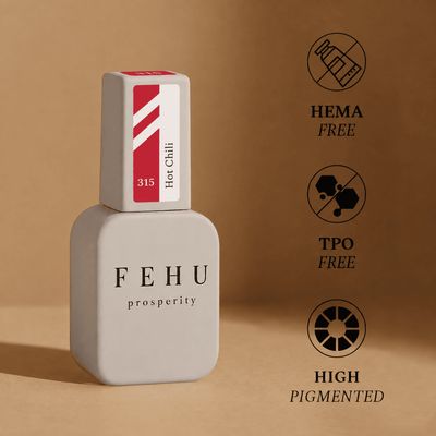 FEHU Gel Polish #315 Hot Chili, 12 ml.