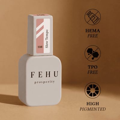FEHU Gel Polish #108 Slow Tempo, 12 ml.