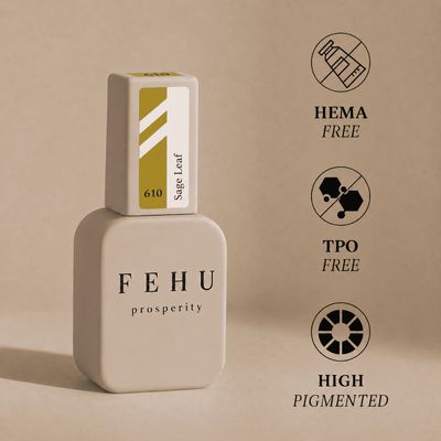 FEHU Gel Polish #610 Sage Leaf, 12 ml.