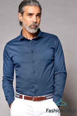 Luxury Line Overhemd Staalblauw