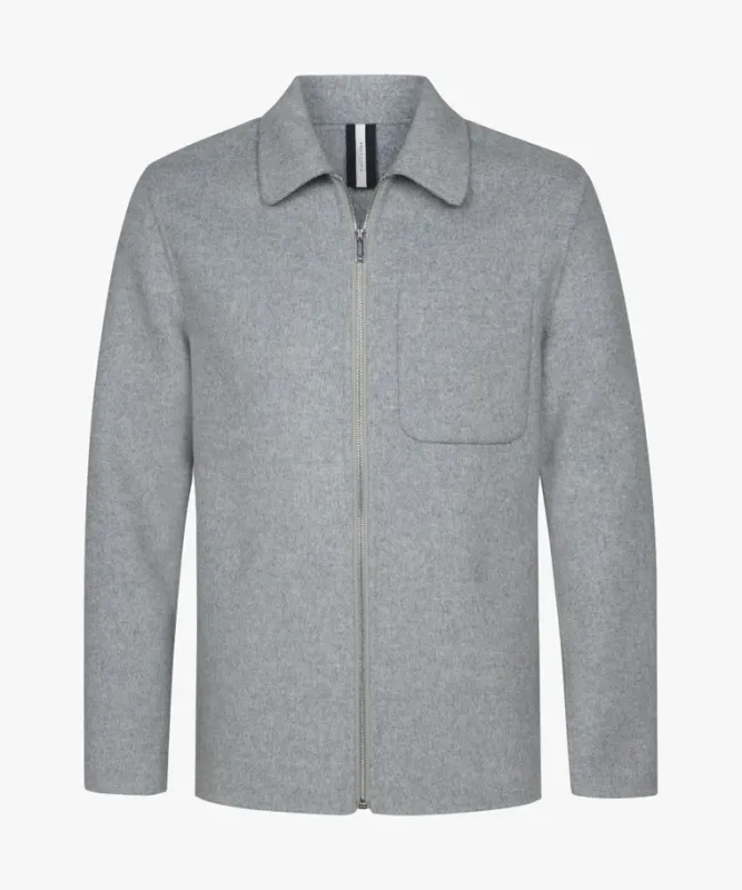 Overshirt Wol Rits