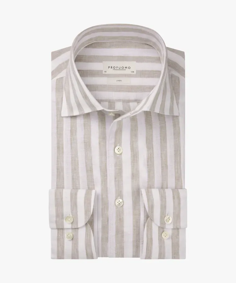Linnen Shirt Streep