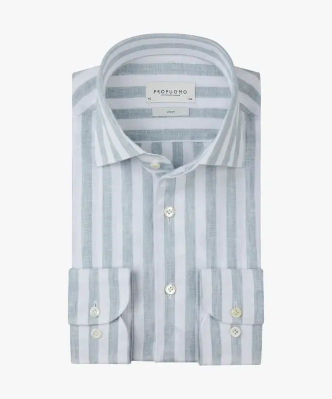 Linnen Shirt Streep