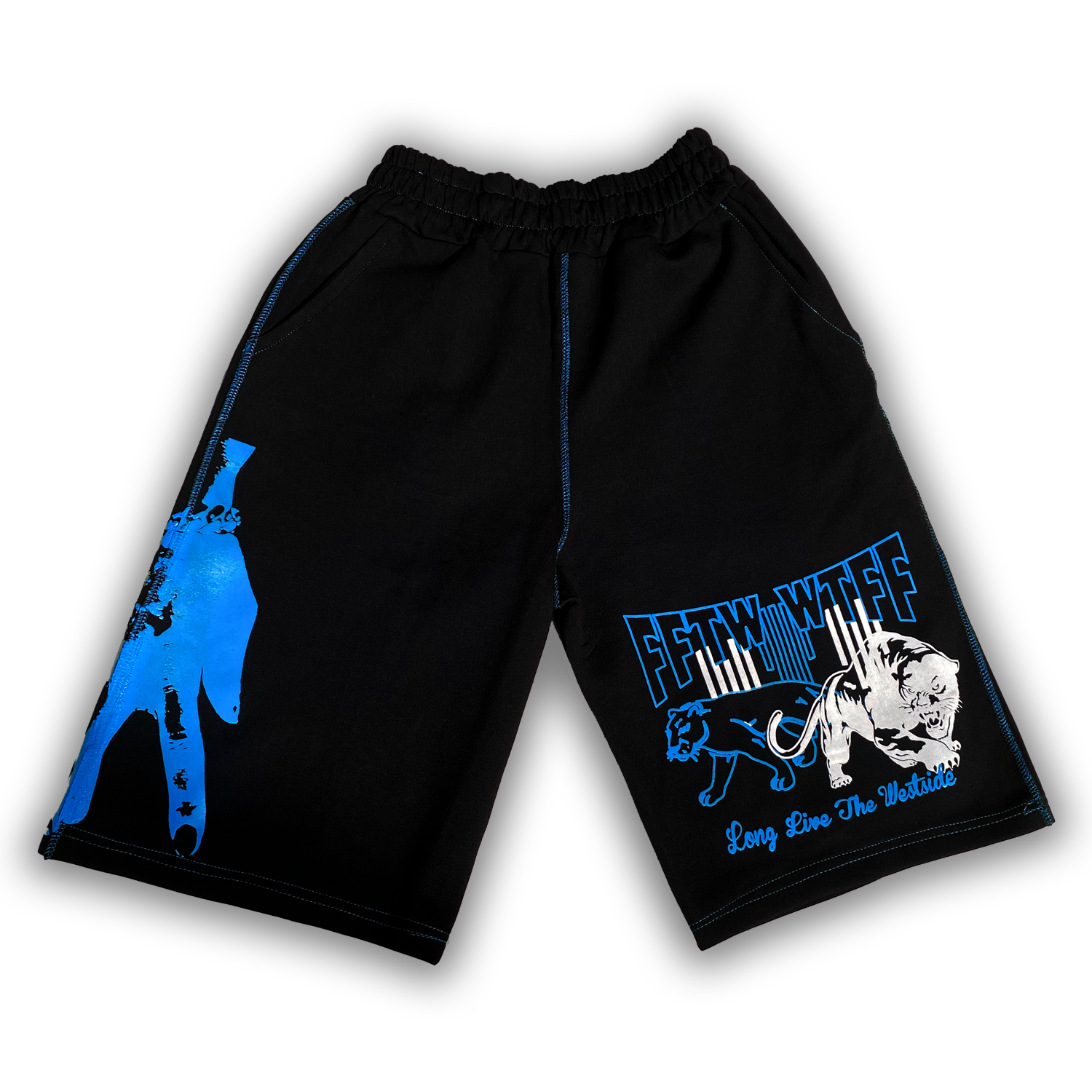 FFTW JUNGLE SHORTS [BLUE]