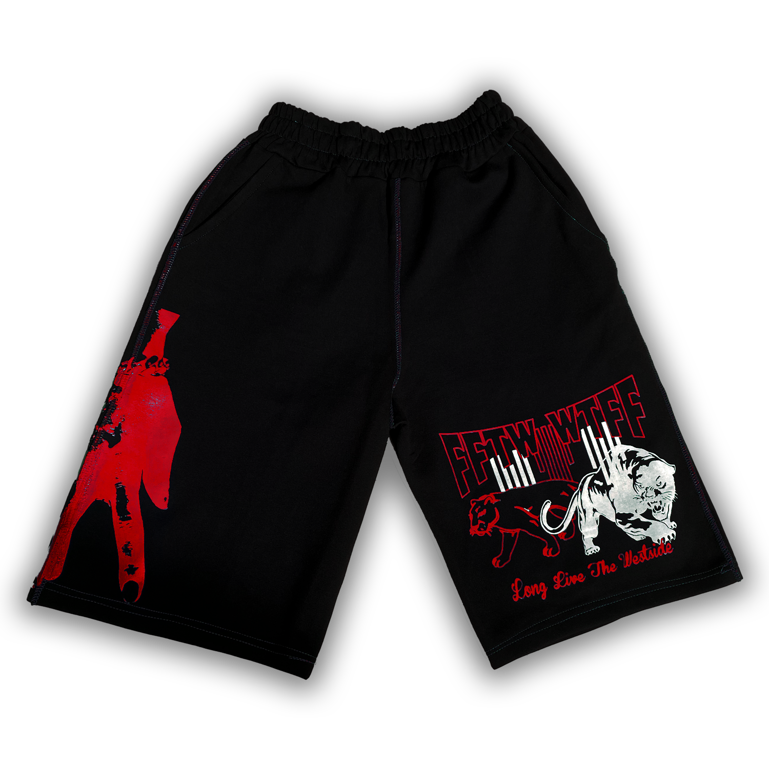 FFTW JUNGLE SHORTS [RED]