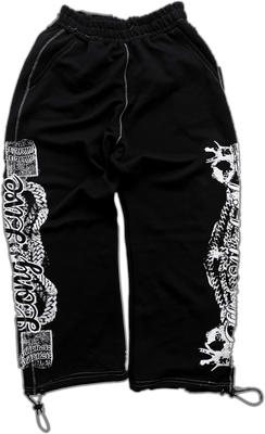 FFTW GRISELDA SWEATS [BLACK]