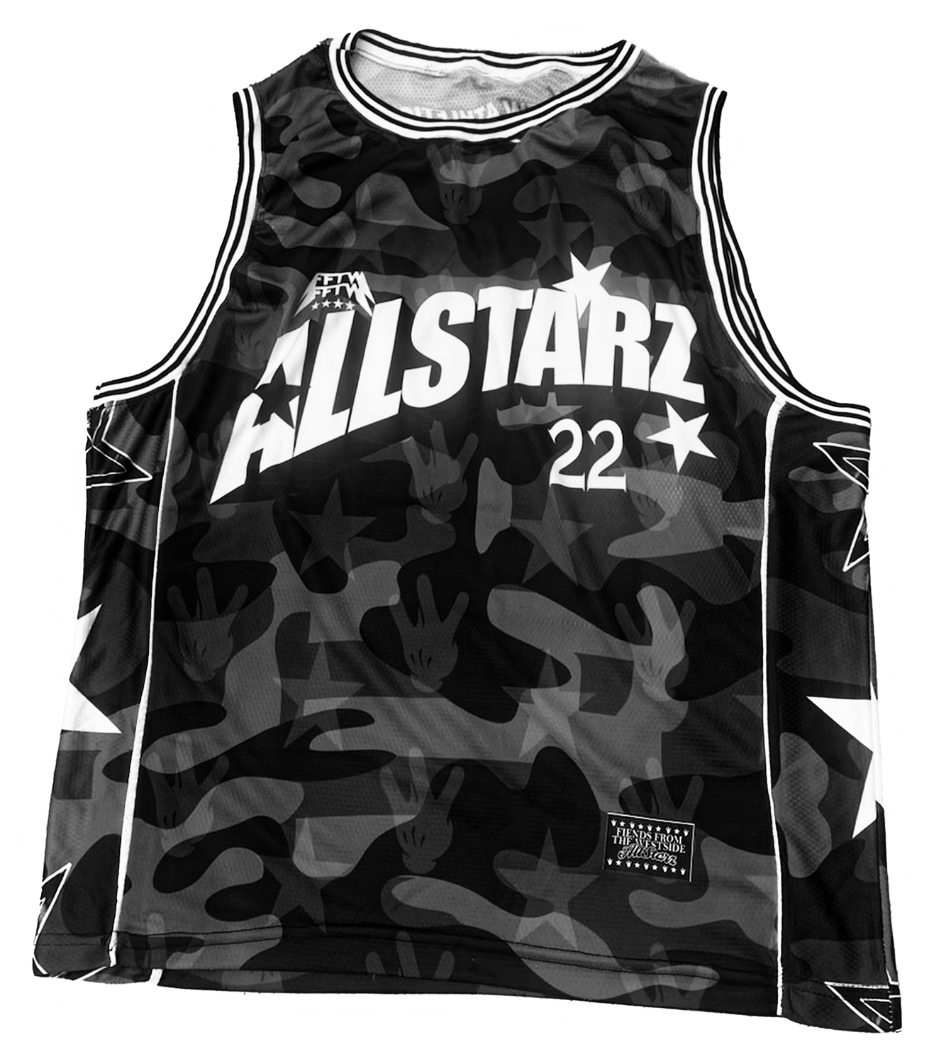 ALLSTARZ BBALL JERSEY [BLACKSTA CAMO]