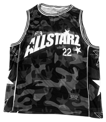 ALLSTARZ BBALL JERSEY [BLACKSTA CAMO]