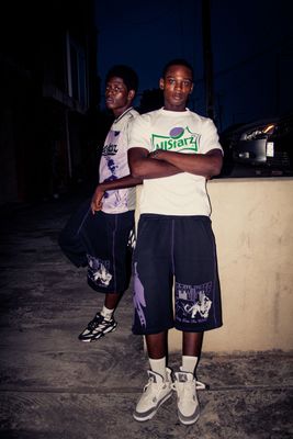 FFTW JUNGLE SHORTS [Black/Purple]