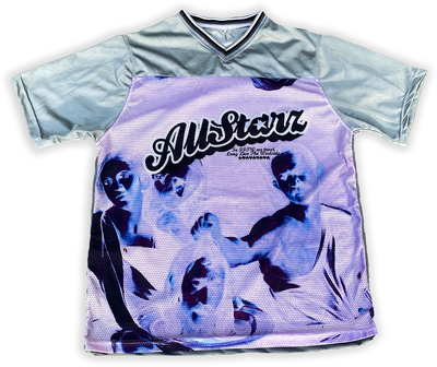 SILVER "CARAVAGGIO" MESH JERSEY