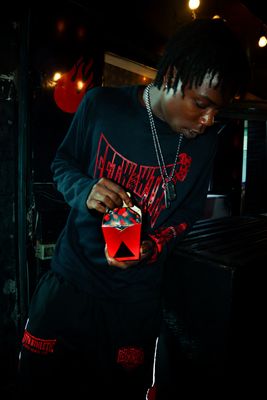 FFTW GHOSTFACE LSLEEVE (spicy red)