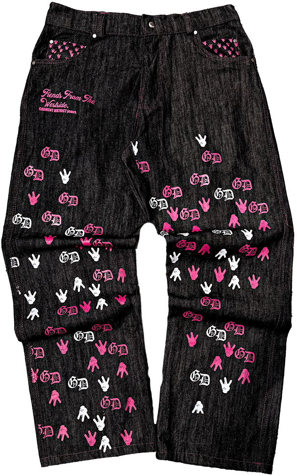 FFTW PINK LCKYCHRM GD JEANS