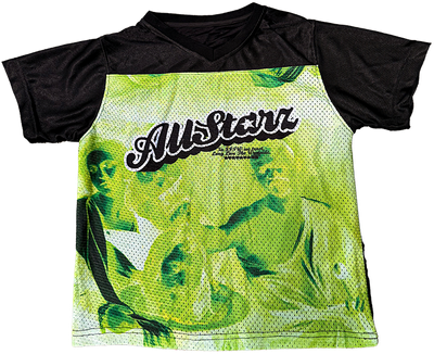GREEN "CARAVAGGIO" MESH JERSEY