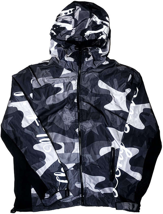 FFTW BLACKSTA CAMO WINDBREAKER