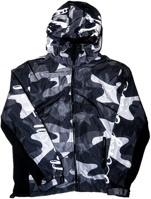 FFTW BLACKSTA CAMO WINDBREAKER