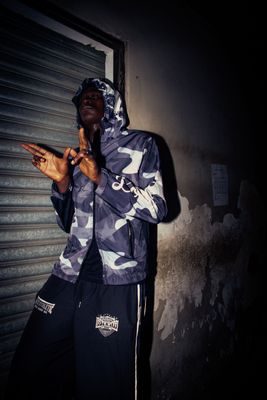 FFTW BLACKSTA CAMO WINDBREAKER