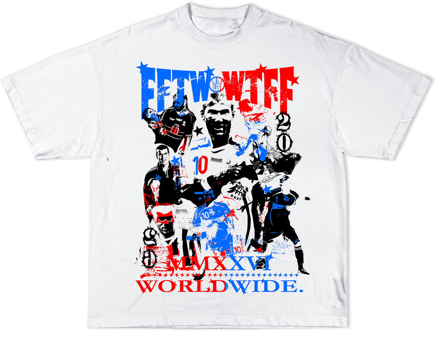 FFTW ZIDANE TEE (white)