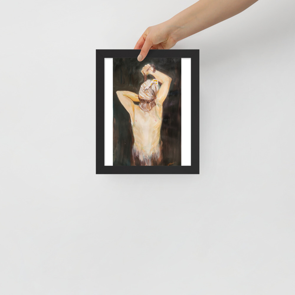 Framed photo paper poster (El Ahorcado)