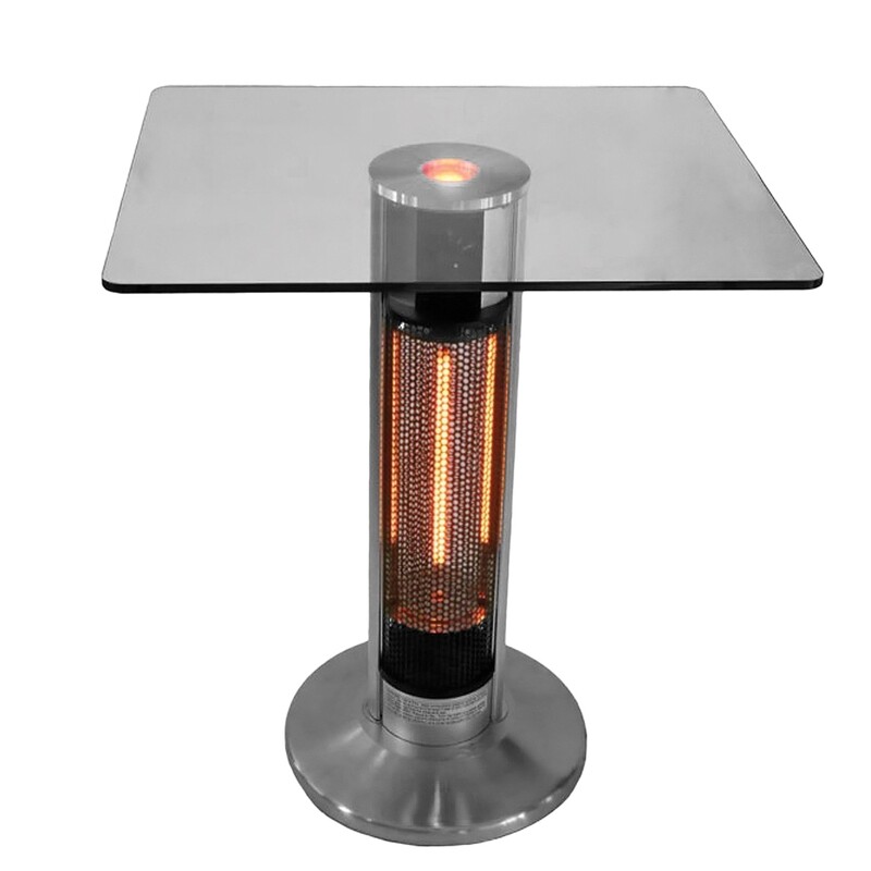 Ener G+ ​Bistro style table with infrared tower and LED light