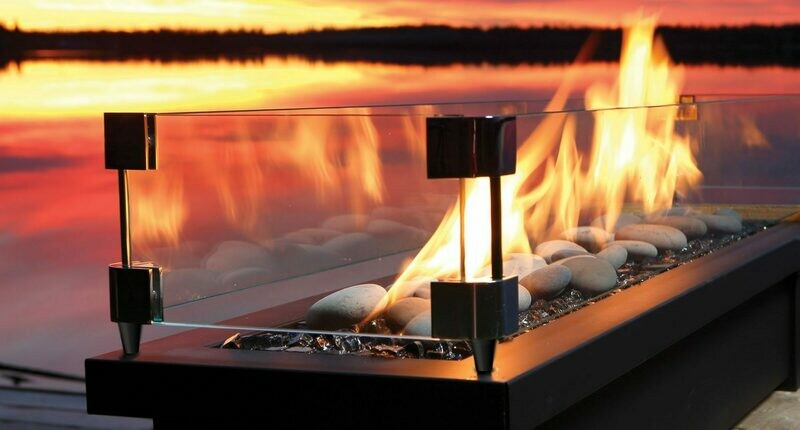 Barbra Jean Fire Stand with 36” Linear Burner