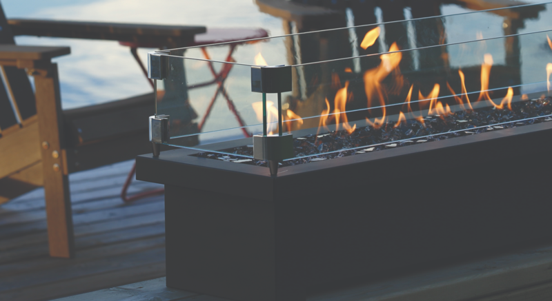 Barbra Jean Fire Stand with 48” Linear Burner
