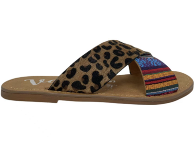 Leopard/Serape Sandal by Very G