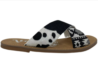 Aztec/Cow Print Sandal by Very G