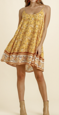 Summer Days Mixed Print Dress by Umgee