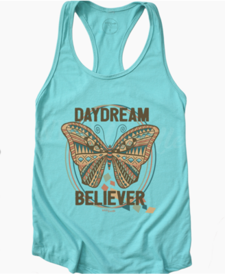 Daydream Believer Boho Butterfly Tank Top