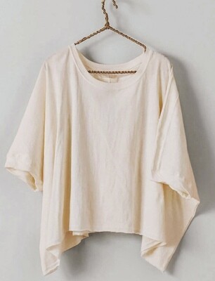Megan Oversized Cropped Top
