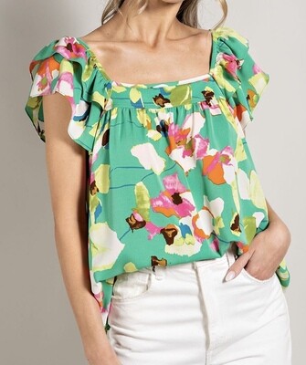 Rory Floral Top