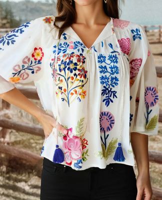 Fiesta Bloom Blouse