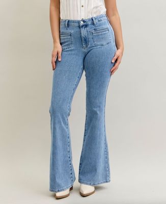 Zoey HW Flare Jeans by Judy Blue
