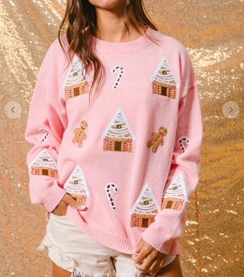 Candy Cane Lane Sweater