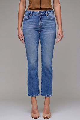 Delaney Blue MR Stretch Cigarette Jeans by Hidden